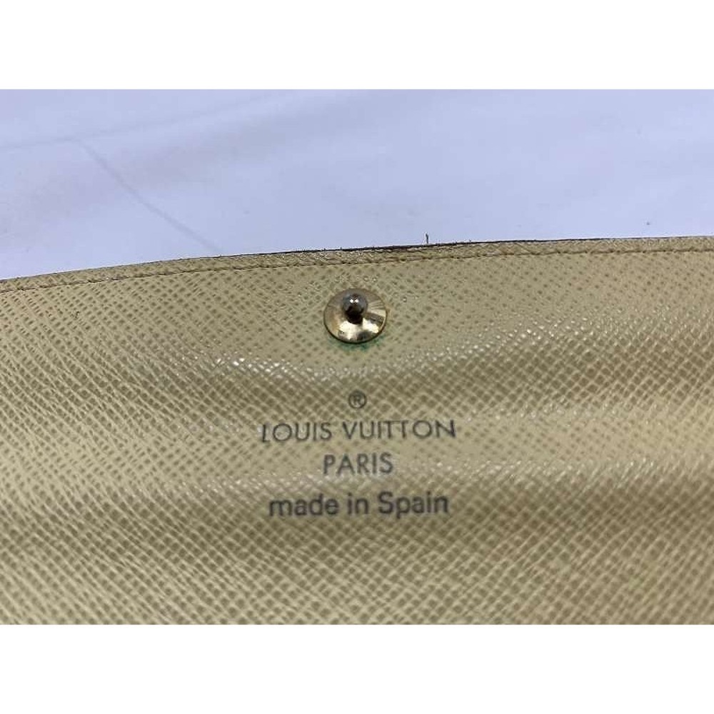 Louis Vuitton Azur White Portefeuille Wallet Sarah Flap Long Damier - Picture 6 of 10